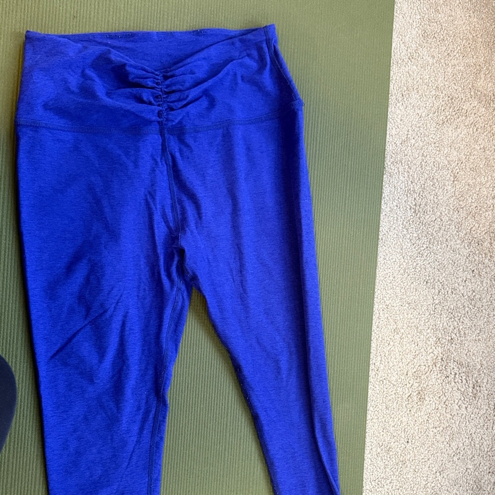 Beyond Yoga Spacedye Centered Midi Leggings XL Blue - Picture 10 of 11